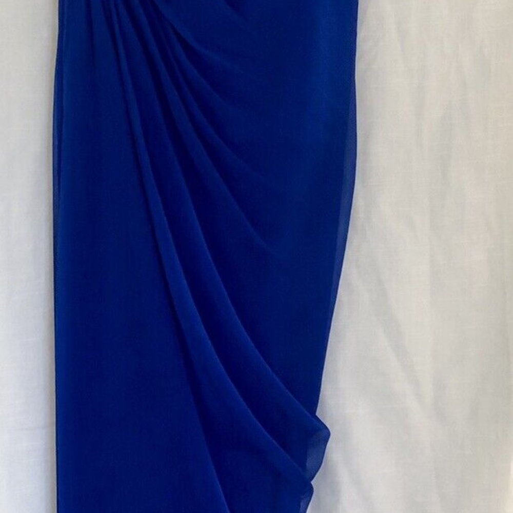 AIDAN MATTOX $275+ Evening Gown  Brand New w/tags Size 8 in SAP Blue